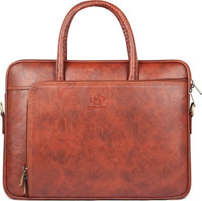 

The Clownfish 15.6 inch Laptop Messenger Bag(Brown), Cinnamon