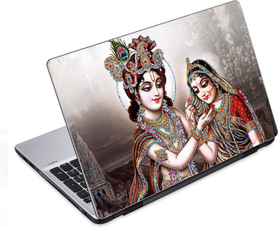 

ezyPRNT Radha Krishna Couple (14 to 14.9 inch) Vinyl Laptop Decal 14