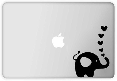 

Rawpockets Elephant and Heartins PVC Vinyl Laptop Decal 15.1