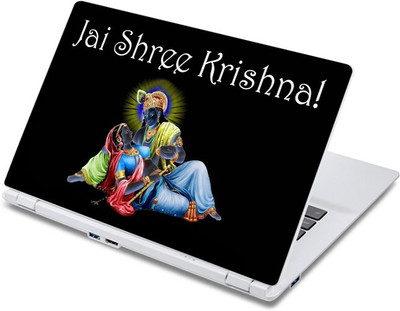 

ezyPRNT Jai Shree Krishna (13 to 13.9 inch) Vinyl Laptop Decal 13