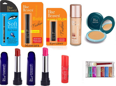 

Blue Heaven makeup combo ( pack of 9)(Pack of 9)
