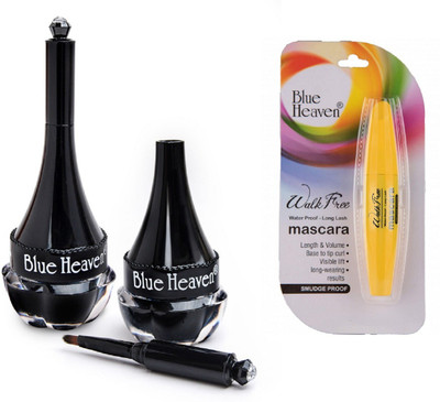 

Blue Heaven artisto kajal with walk free mascara(Pack of 2)