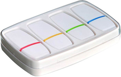 

MK 4 Pc Highlighter Combo For Office and Personal Use- Multicolor(Set of 4, Multicolor)