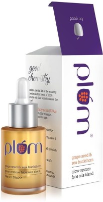 

Plum Grape seed & sea buckthorn glow-restore face oil blend, 30ml(30 ml)