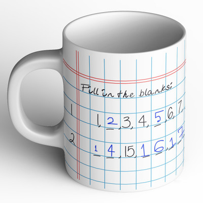 Abaronee Mathematics notebook Ceramic Coffee Mug(350 ml)