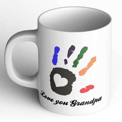 Abaronee Love you Grandpa Ceramic Coffee Mug(350 ml)