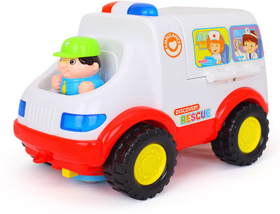 

Kiditos Ambulance Doctor Kit Car with Lights and Music Electric Learning & Education Toys(Multicolor)