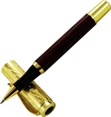 

Auteur Signature Collection Designer Metallic Marble Finish Wine Colour Roller Ball Pen