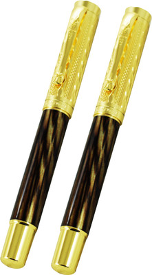 

Dikawen Signature Collection Designer Metallic Marble Finish Pen Gift Set(Pack of 2)
