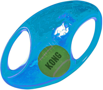 

Kong Jumbler Football Medium Squeak Dog Toy Fiber Fetch Toy For Dog