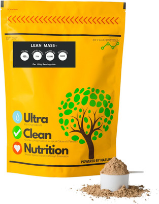 

Flex Protein Lean Mass + (Instant Oats Drink) Unflavored Weight Gainers/Mass Gainers(1 kg, Oats)