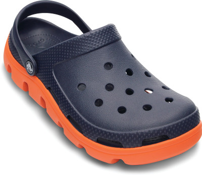 Orange and black crocs new arrivals