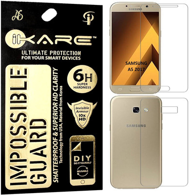 

iKare Front and Back Screen Guard for Samsung Galaxy A5 2017 Edition, Transparent