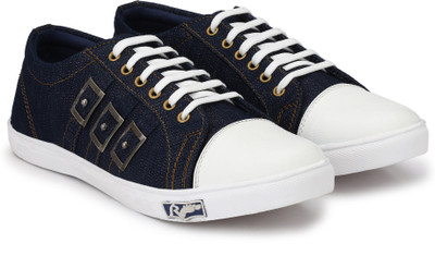 

RESTINFOOT Canvas Shoes For Men(Blue