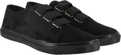 

LeatherKraft Men's Sneakers For Men(Black