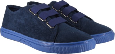 

LeatherKraft Men's Sneakers For Men(Blue, Navy