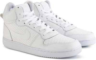 Nike COURT BOROUGH MID Sneakers For Men(White)