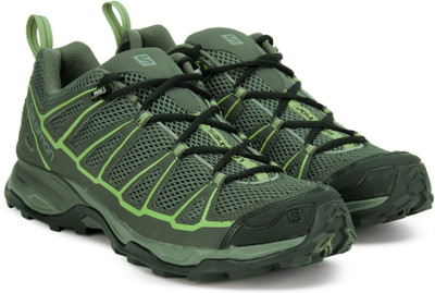 

Salomon X Ultra Prime Hiking & Trekking Shoes For Men(Olive, Grey, Castor gray/beluga/fern