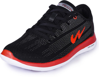 Campus BATTLE X-10 Running Shoes For Men(Black, Red)
