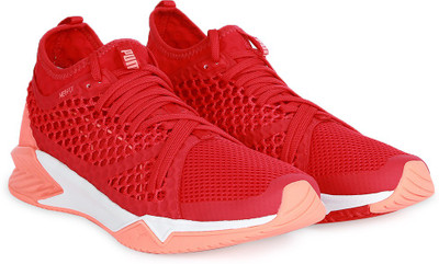 

Puma IGNITE XT NETFIT Wn s Training & Gym Shoes For Women(Red, Love potion-nrgy peach