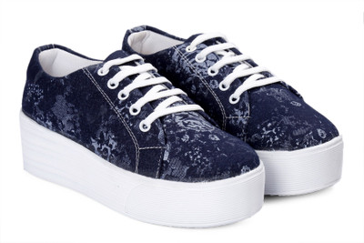 Paduki 7009 Sneakers For Women(Blue, White