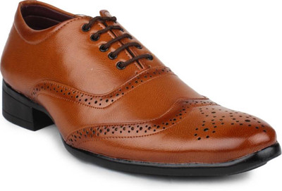 

Deals4you Partywear Wedding Office Use Formal Shoes For Men And Boys Oxford For Men(Brown