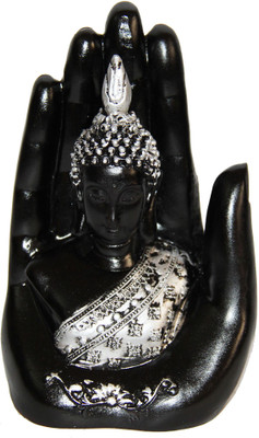 

Handivilla Decorative Showpiece - 7 cm(Polyresin, Black, Silver)