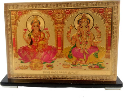 

Vira Decorative Showpiece - 9 cm(Acrylic, Gold)