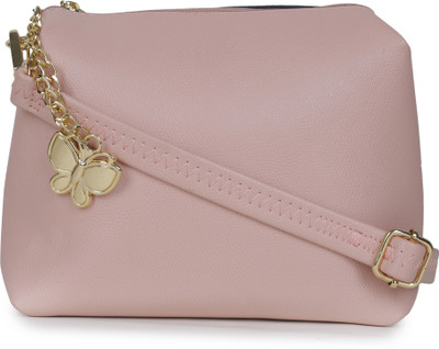 Butterflies Women Casual Pink PU Sling Bag Flipkart