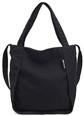 Mei&ge Girls Casual Black Canvas Sling Bag