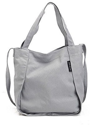 

Mei&ge Girls Casual Grey Canvas Sling Bag