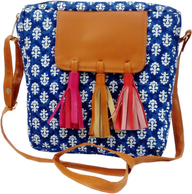 

Panache Women Casual Multicolor Cotton Sling Bag