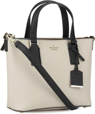 

Kate Spade Women Casual Black, Beige Leatherette Sling Bag, Beige;black