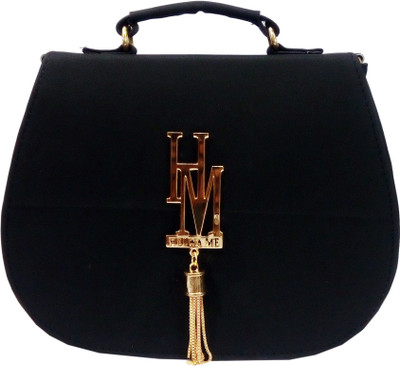

Panache Women Casual Black Leatherette Sling Bag