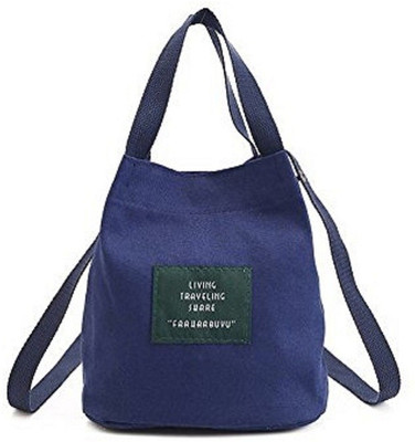

Mei&ge Girls Casual Blue Canvas Sling Bag