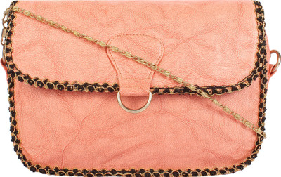 

CRAFTS MY DREAM Girls Pink Leatherette Sling Bag