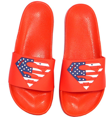 

Urban Walk Superman Flip Flops, Red