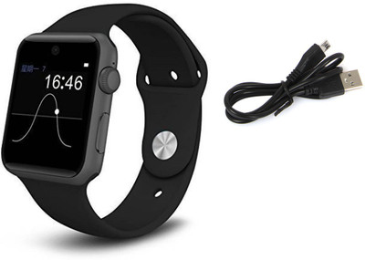 

Benison India Original A1 SMART WATCH Wrist Watch Phone with SIM Card Support Black Smartwatch(Black Strap Regular)