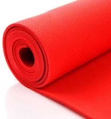 

SCORIA Yoga Gymnastic, Exercise & Gym Multicolor 6 mm Yoga Mat, Red