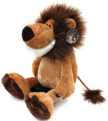 

NICI Cute Lion Imported Stuffed Plush - 50 cm(Brown)