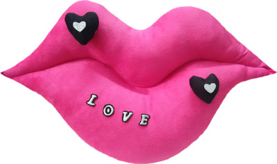 Aparshi Stuffed soft lips Valentine gift LPNW03_04 - 40 cm(Pink)