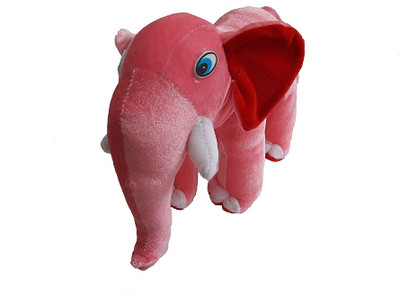 

SMARTER PERFECT Baby Cute Elephant Stuffed Soft Toy - 19 cm(Pink)