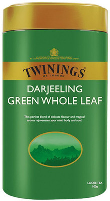 

Twinings Darjeeling Green Whole Leaf Tea Green Tea Drum(100 g)