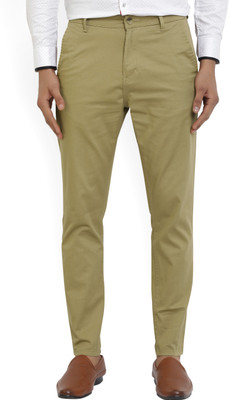 HIGHLANDER Slim Fit Men Beige Trousers