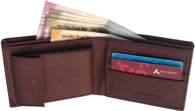 

Wenzest Boys Brown Artificial Leather Wallet(10 Card Slots)