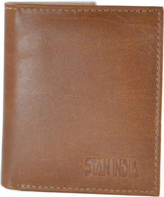 

STANINDIA Men Tan Genuine Leather Wallet(7 Card Slots)
