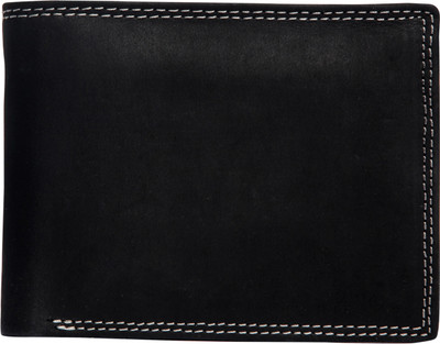 

Adamburk Men Black Genuine Leather Wallet(1 Card Slot)
