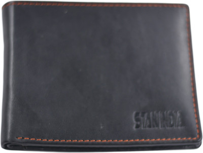 

stanindia Men Black Genuine Leather Wallet(3 Card Slots)