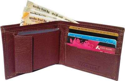 

Wenzest Men Brown Artificial Leather Wallet(10 Card Slots)