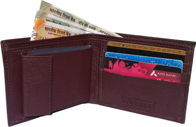 

Wenzest Boys Brown Artificial Leather Wallet(10 Card Slots)